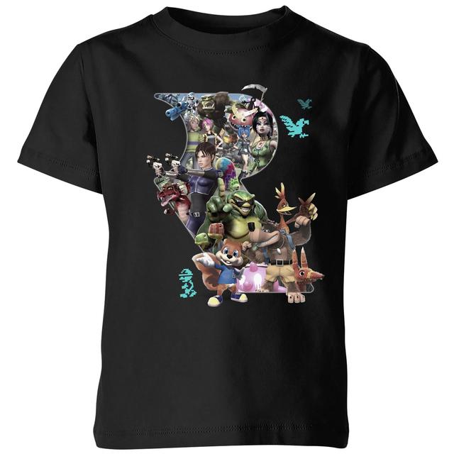 Rare 35th Anniversary Rare Replay Kids' T-Shirt - Black - 5-6 Jahre on Productcaster.