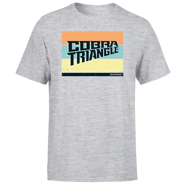 Rare Cobra Triangle Unisex T-Shirt - Grey - L - Grey on Productcaster.