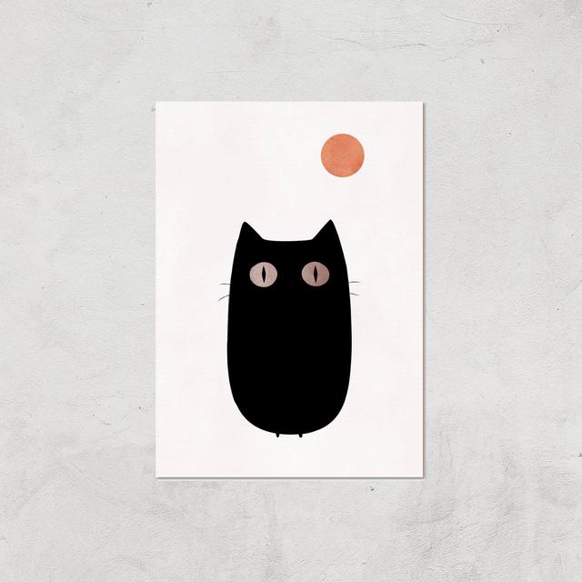 Kubistika The Cat Giclee Art Print - A3 - Print Only on Productcaster.