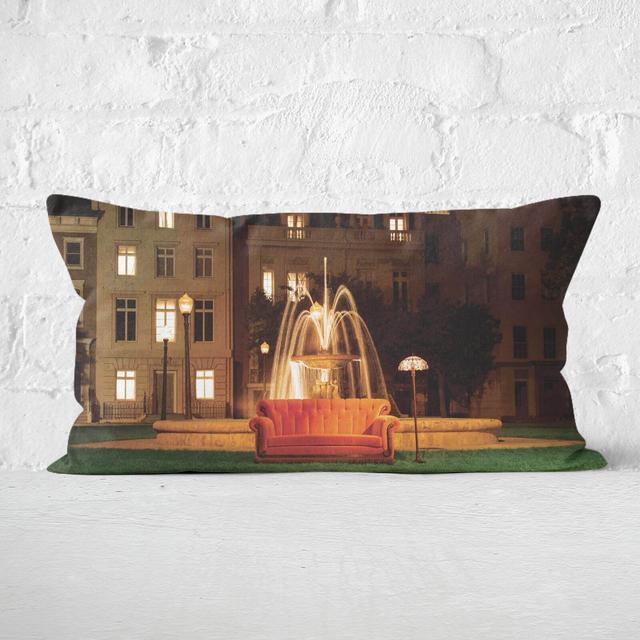 Friends Fountain Rectangular Cushion - 30x50cm - Soft Touch on Productcaster.