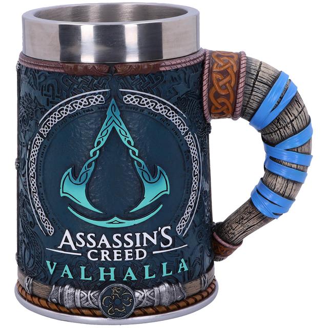 Officially Licensed Assassin’s Creed Valhalla Game Tankard 15.5cm Brown on Productcaster.