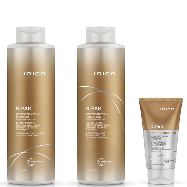 Joico K-Pak Shampoo, Conditioner and Hydrator Supersize Set on Productcaster.