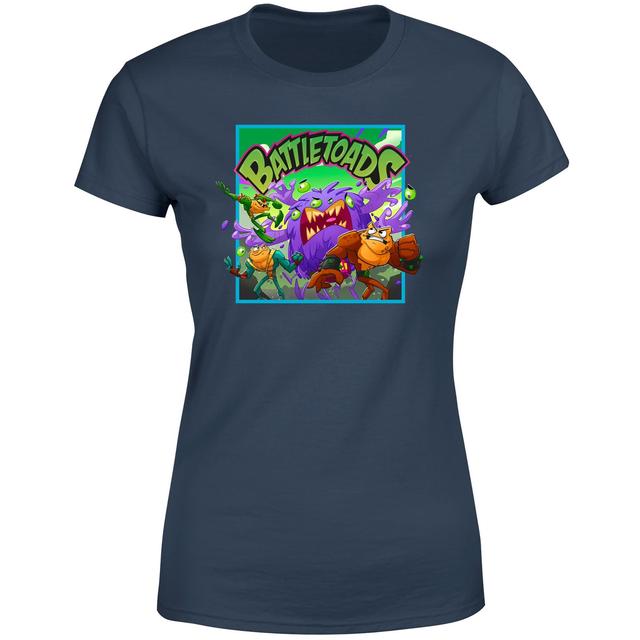 Battletoads Guardian Women's T-Shirt - Navy - L - Azul Marino on Productcaster.