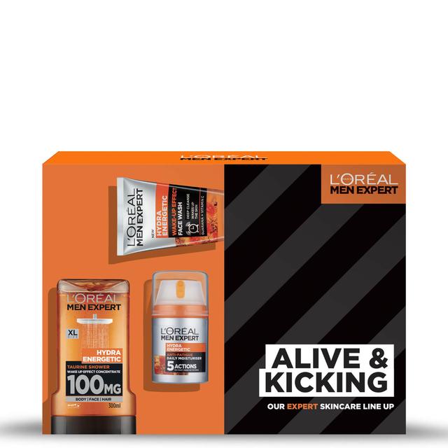 L'Oreal Paris Men Expert Alive and Kicking 3 Piece Gift Set για εκείνον on Productcaster.