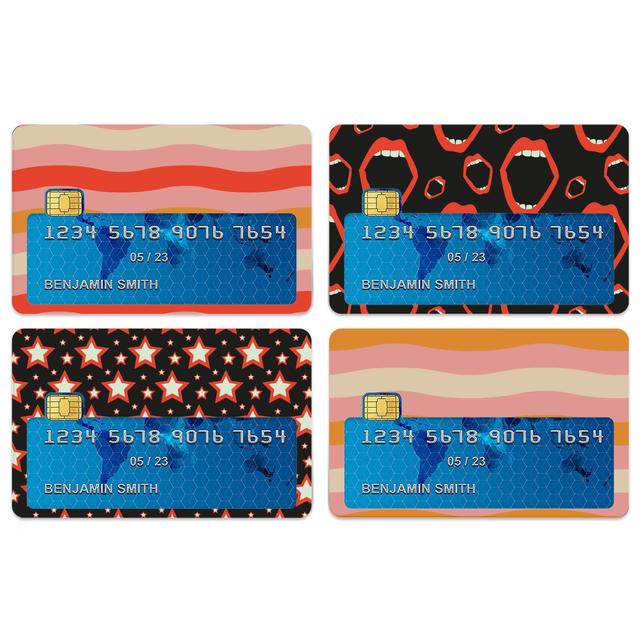 Stars And Lips Credit Card Covers on Productcaster.