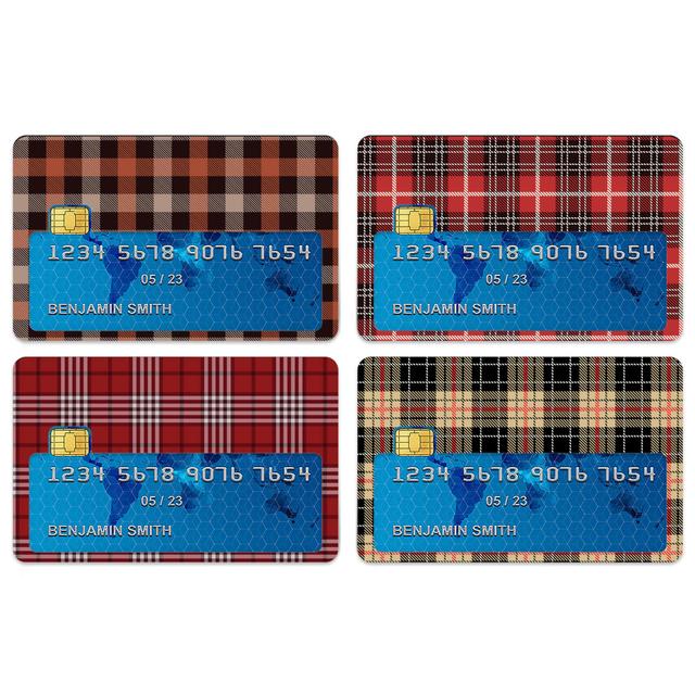 Tartan Mix Credit Card Covers on Productcaster.