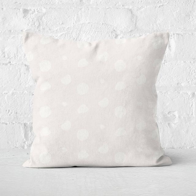 Hermione Chantal Nude Polka Dot Square Cushion - 60x60cm - Soft Touch on Productcaster.