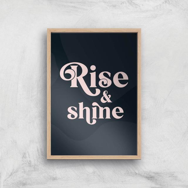 Hermione Chantal Rise And Shine Giclee Art Print - A2 - Wooden Frame on Productcaster.