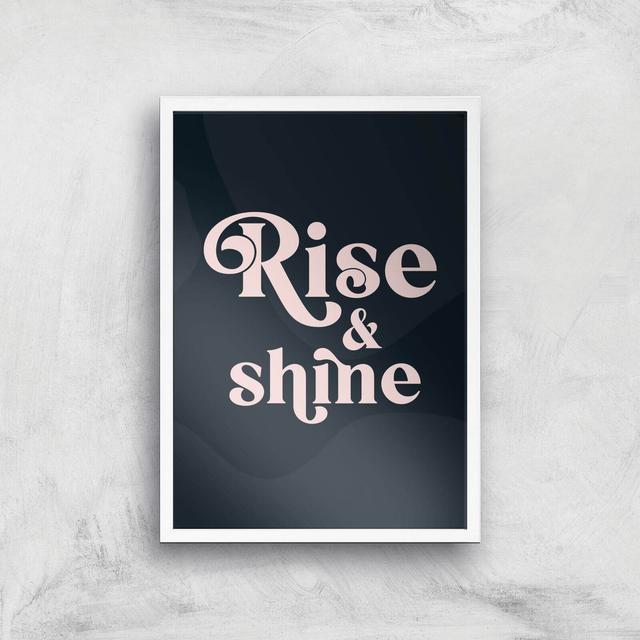 Hermione Chantal Rise And Shine Giclee Art Print - A2 - White Frame on Productcaster.