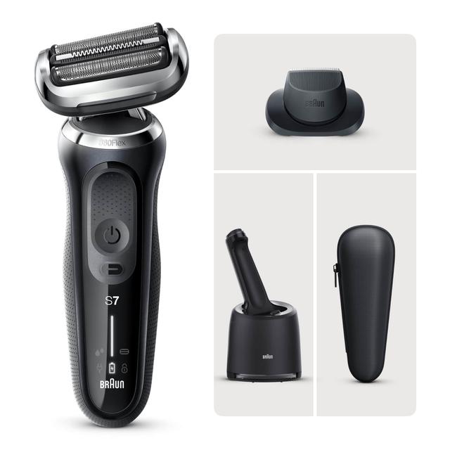 Braun Series 7, 70-N7200cc Electric Shaver, Noir Black on Productcaster.