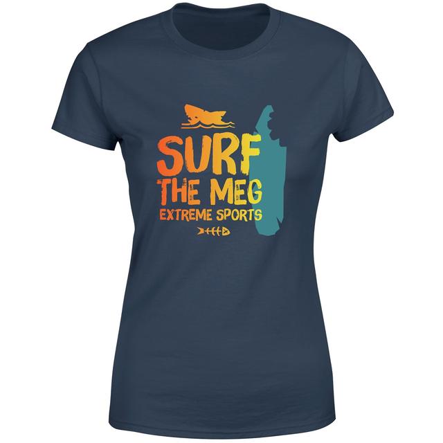 Rare Surf The Meg Women's T-Shirt - Navy - XL on Productcaster.