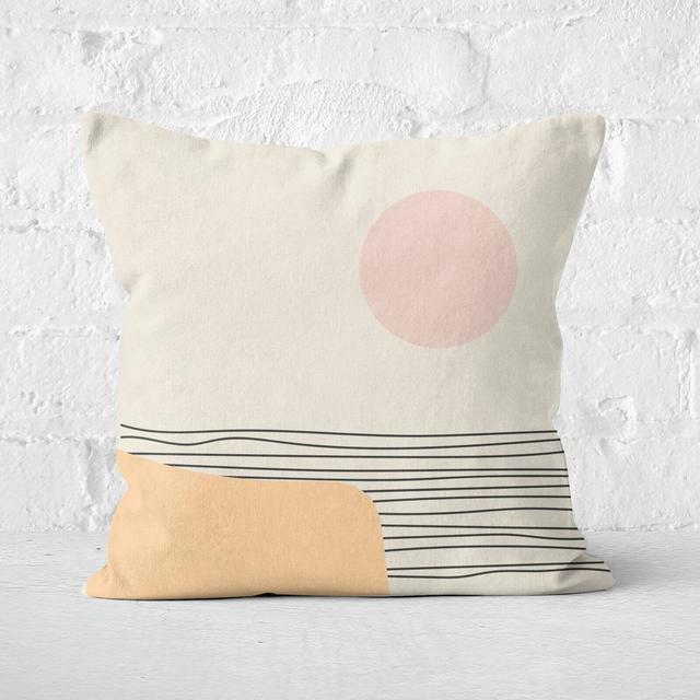 Sea Sunset Square Cushion - 40x40cm - Soft Touch on Productcaster.