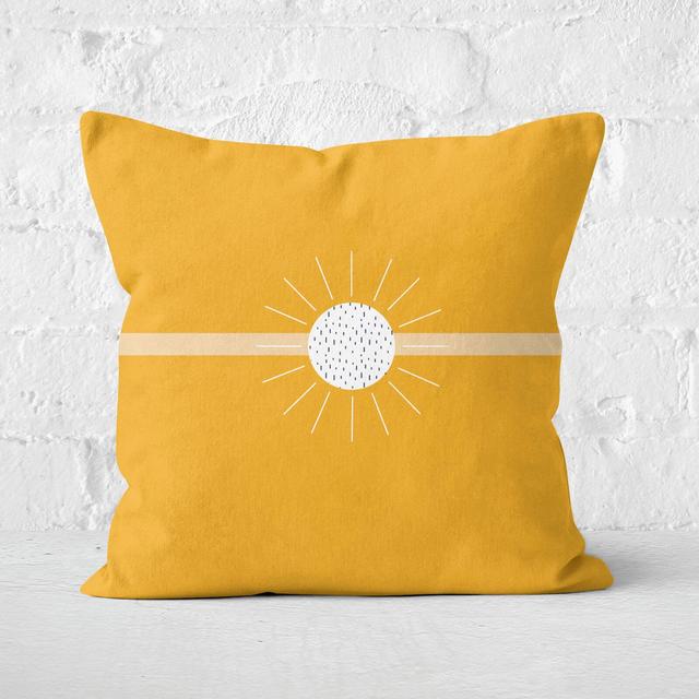 Sun-rays Square Cushion - 60x60cm - Soft Touch on Productcaster.