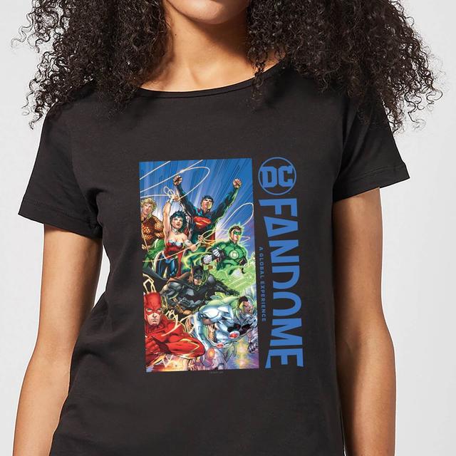 DC Fandome Justice League Women's T-Shirt - Black - M on Productcaster.