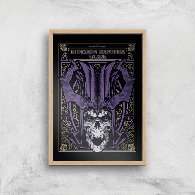 Dungeons & Dragons Dungeon Master Giclee Art Print - A4 - Wooden Frame on Productcaster.