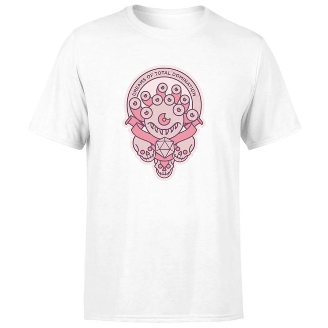 Dungeons & Dragons Beholder Dreams Men's T-Shirt - Wit - XXL on Productcaster.