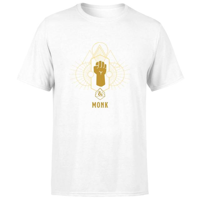 Dungeons & Dragons Monk Herren T-Shirt - Weiß - L on Productcaster.