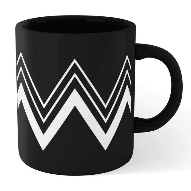 Triple Zig Zag Mug - Black on Productcaster.