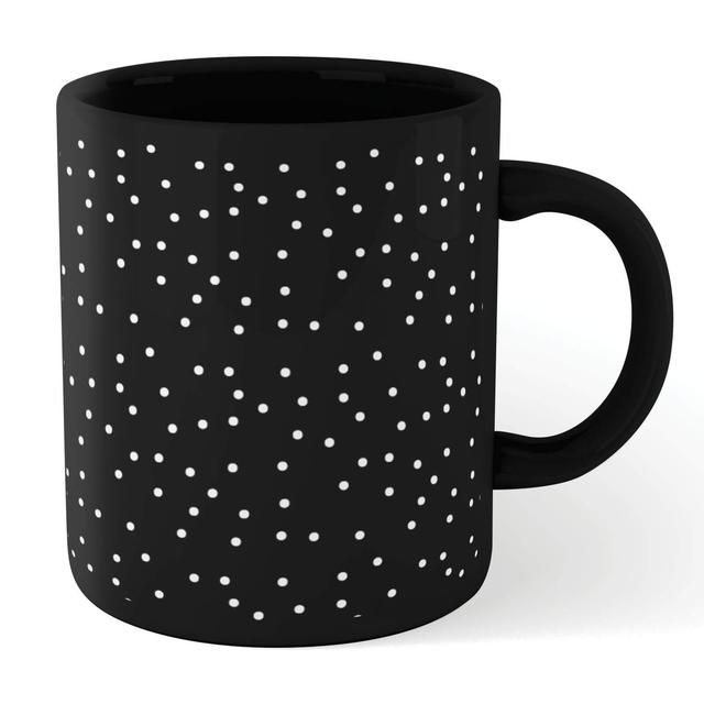 Polka Dots Mug - Black on Productcaster.