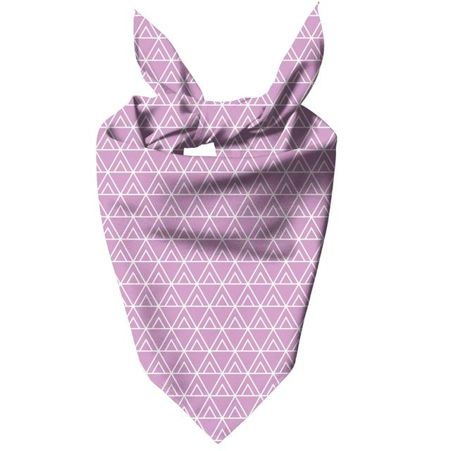 Linear Triangles Pet Bandana - Medium on Productcaster.