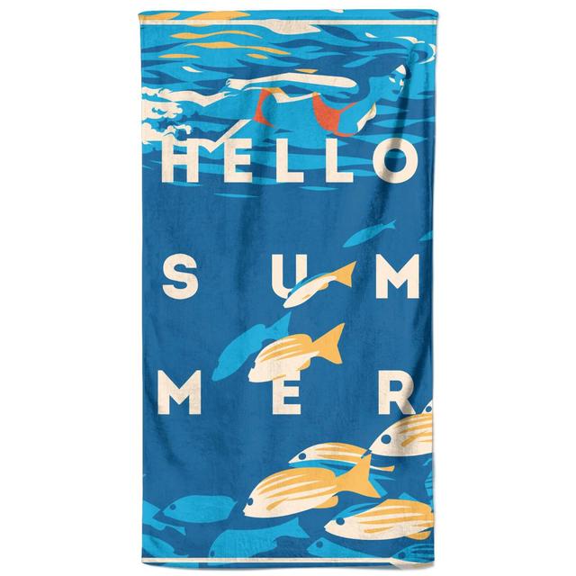 Swimming With The Fishes Beach Towel on Productcaster.