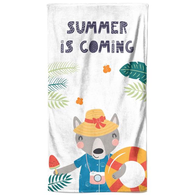 Summer Is Coming Beach Towel on Productcaster.