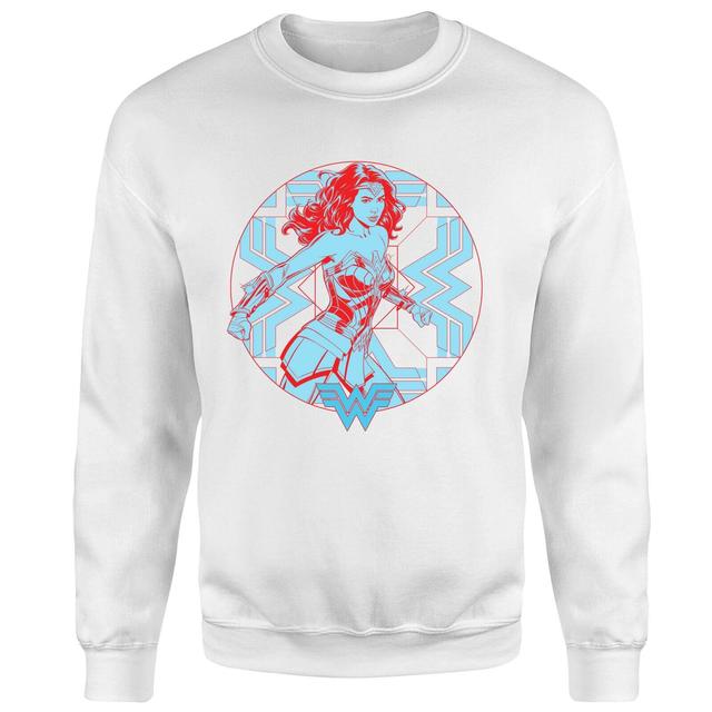 Wonder Woman Core Diana Sweatshirt - Blanc - XXL - Blanc on Productcaster.