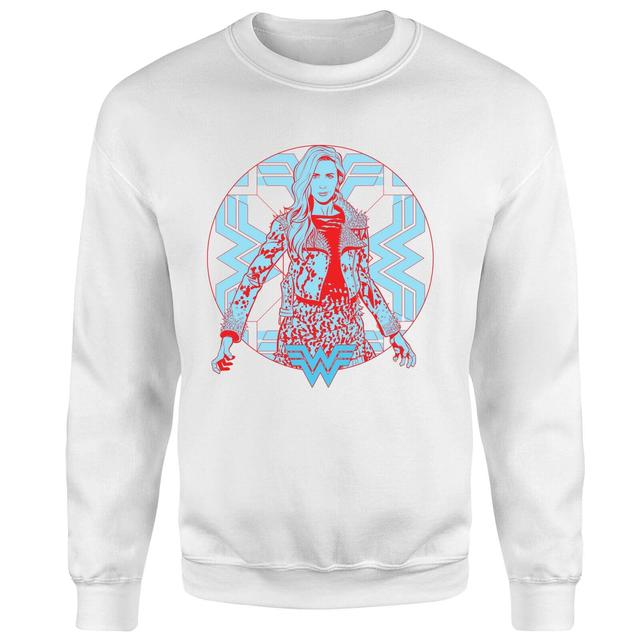 Wonder Woman Core The Cheetah Sweatshirt - White - S - White on Productcaster.