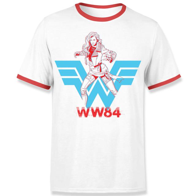 Wonder Woman Barbara Ringer T-shirt - Bianco / Red - Unisex - S - Bianco on Productcaster.