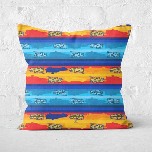 Back to the Future Square Cushion - 50x50cm - Soft Touch on Productcaster.