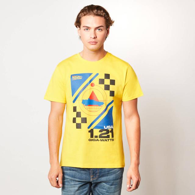 Back to the future 1.21 Giga-watts Unisex T-Shirt - Yellow - S - Yellow on Productcaster.