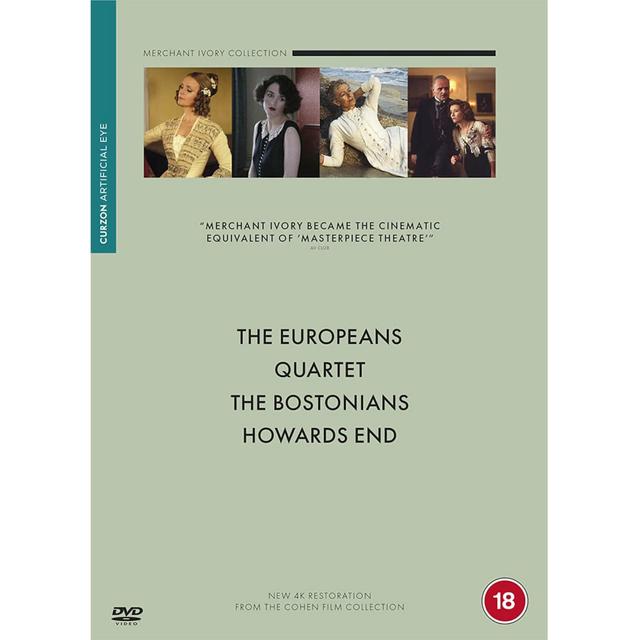 Merchant Ivory Box-Set (Quartett / Wiedersehen in Howards End / Die Damen aus Boston / Die Europäer) on Productcaster.