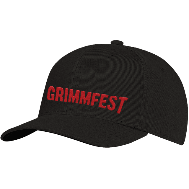 Gorra bordada Font Logo de Grimmfest on Productcaster.