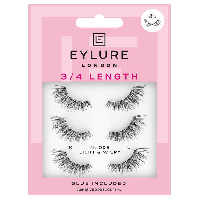 Eylure False Lashes - Fluttery Light No. 008 Multipack on Productcaster.