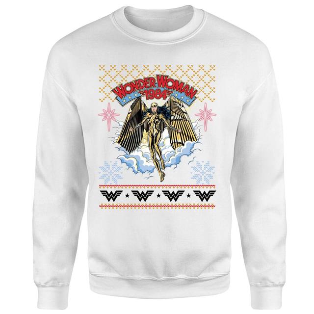 Wonder Women 1984 Sweatshirt - White - M - Weiß on Productcaster.