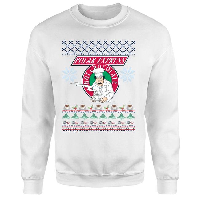 The Polar Express Hot Chocolate Jumper - White - S - White on Productcaster.