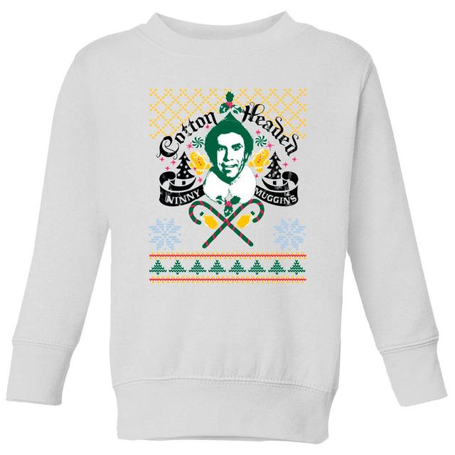 Elf Ninny Muggins Kids' Sweatshirt - White - 9-10 Years on Productcaster.