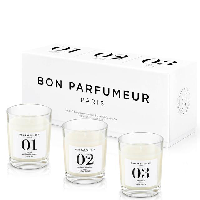 Bon Parfumeur Mini Candles Set - 01, 02, 03 on Productcaster.