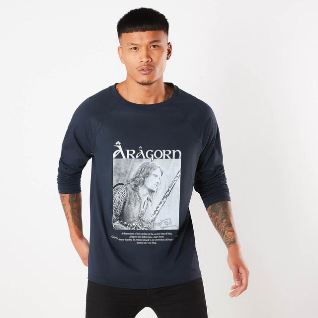 Camiseta El Señor de los Anillos Aragorn hijo de Arathorn - Blu Navy - Unisex - S - Azul Marino on Productcaster.