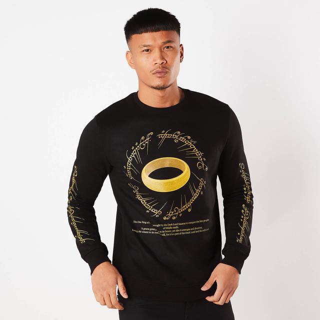 Lord Of The Rings The One Ring Jumper - Black - XL - Black on Productcaster.