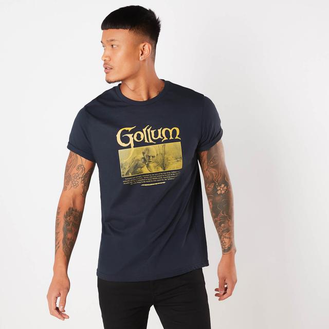 Lord Of The Rings Gollum Men's T-Shirt - Navy - XXL - Navy on Productcaster.