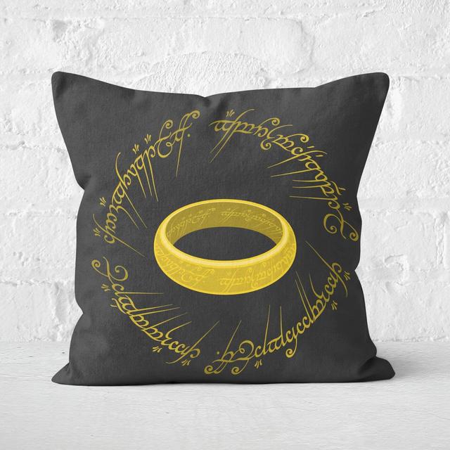 Lord Of The Rings The One Ring Square Cushion - 60x60cm - Soft Touch on Productcaster.