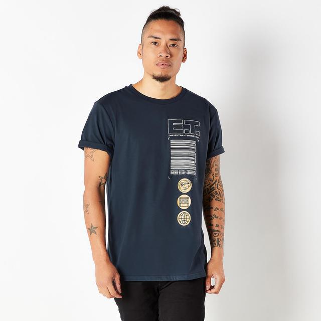 E.T. the Extra-Terrestrial Men's T-Shirt - Navy - L - Marinblå on Productcaster.