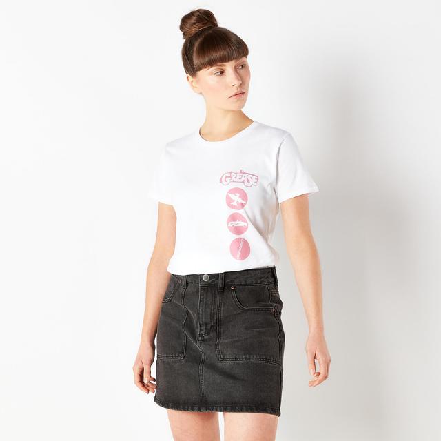 Camiseta de Mujer de Grease - Blanco - XL - Blanco on Productcaster.