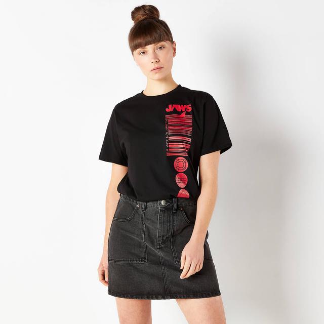 Jaws Women's T-Shirt - Zwart - L - Zwart on Productcaster.