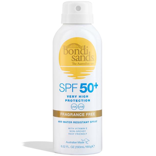 Bondi Sands SPF50 Aerosol Fragrance Free Mist Spray 160g on Productcaster.