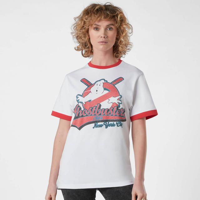 Camiseta Baseball Cazafantasmas Blanca/Roja - Unisex - XXL - Blanco on Productcaster.