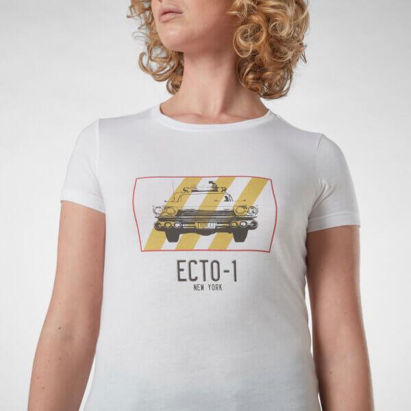 Camiseta Cazafantasmas Ecto-1 - Blanca - Mujer - XL - Blanco on Productcaster.