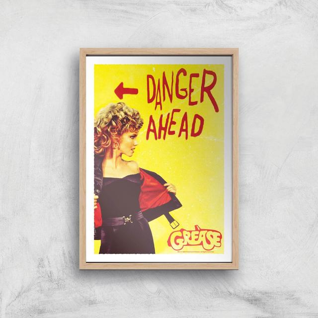 Póster de Grease - A4 - Wooden Frame on Productcaster.