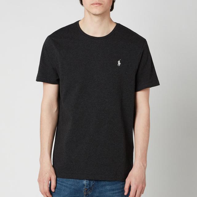 Polo Ralph Lauren Custom-Slim-Fit Rundhals-T-Shirt - Black Marl Heather - XL on Productcaster.